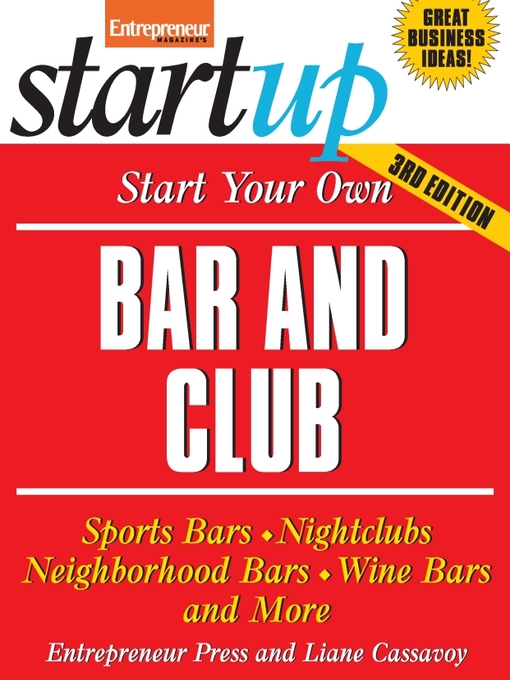 Title details for Start Your Own Bar and Club by Entrepreneur Press - Available